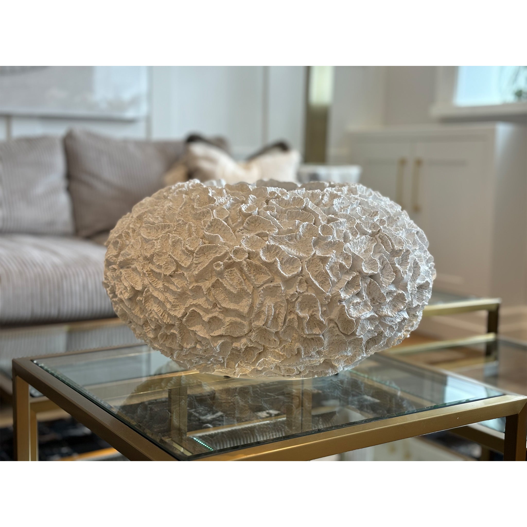 Large Coral Textured Vase